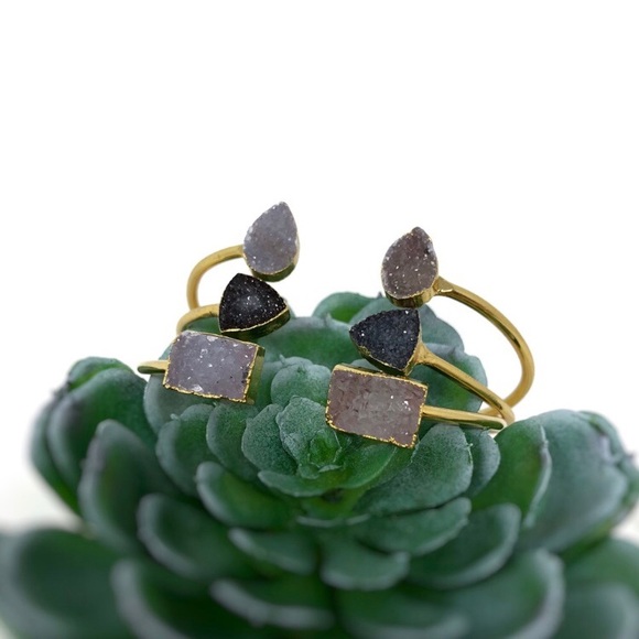 ▵ NEW ▵  Druzy Bangle Bracelet - Picture 3 of 8